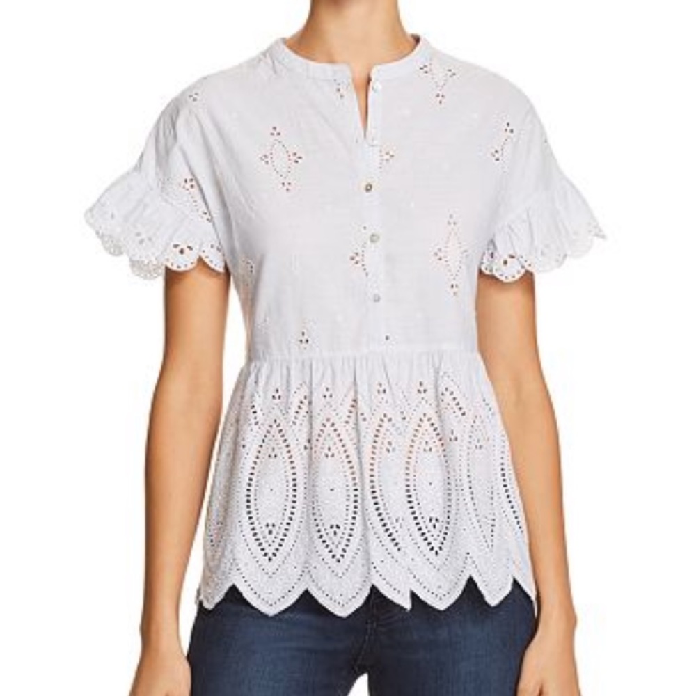 Joie Embroidered Top